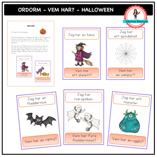Ordorm - Vem har? - Halloween