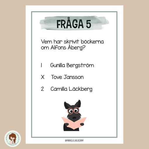 Tipspromenad - Tema barnboksveckan