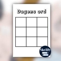 Dagens ord: Gör Dagens Ord Till En Lek!