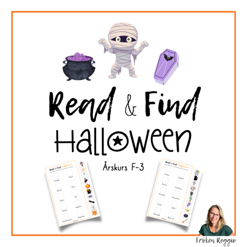 Read and find - Halloween F-3
