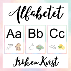 Väggalfabet