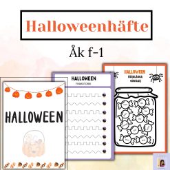 Halloweenhäfte roliga uppgifter