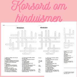 Korsord och ordsök om hinduismen