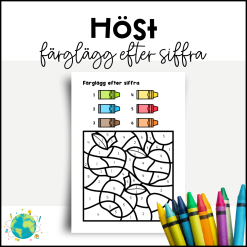 Höst - Färglägg efter siffra
