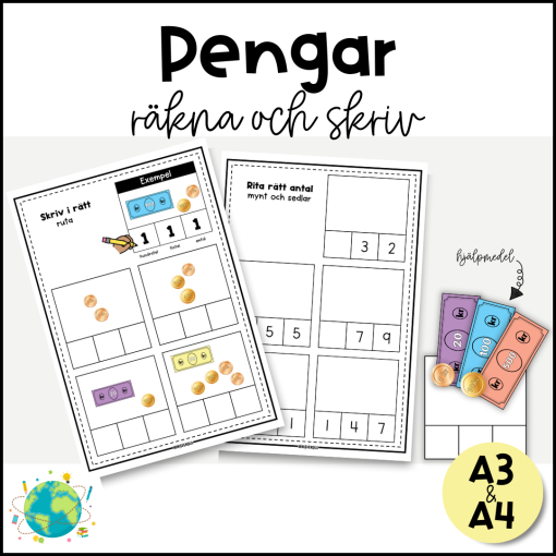 Pengar - Räkna och skriv