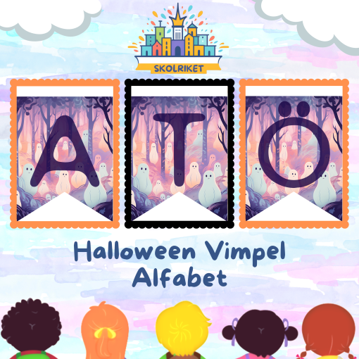 Halloween Vimpel Alfabet