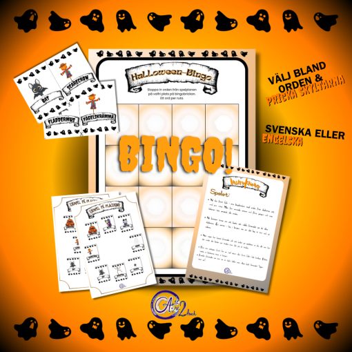 Halloween-bingo (engelsk