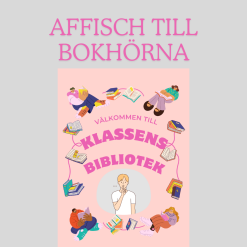 Poster till bokhörna/läshörna