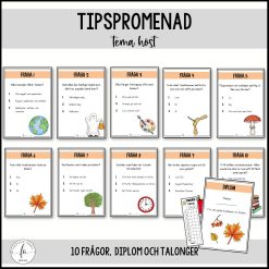 Tipspromenad Tema höst