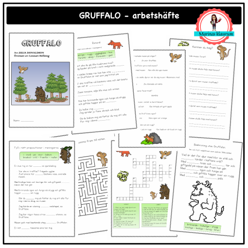 Gruffalo - arbetshäfte