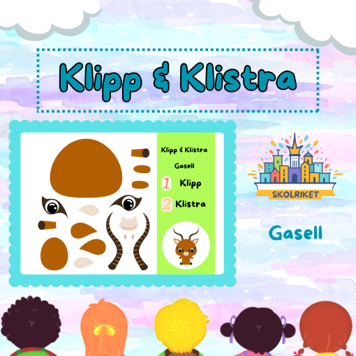 Klipp & Klistra – Gasell