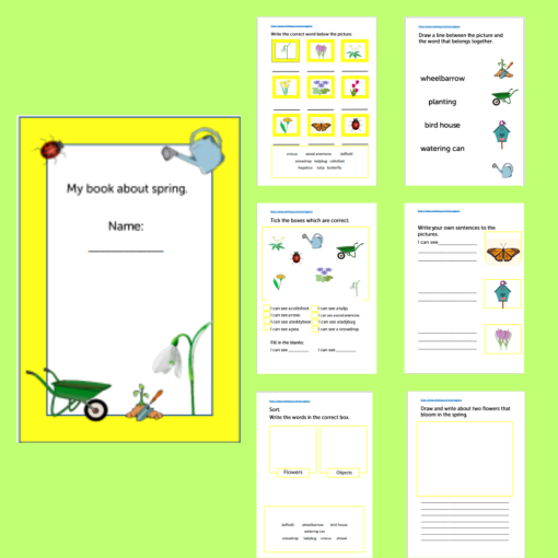Workbook about spring.