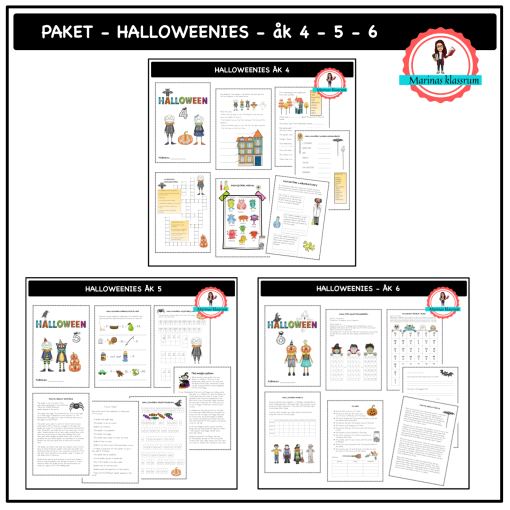 Halloweenies - paket - åk 4 -5 - 6