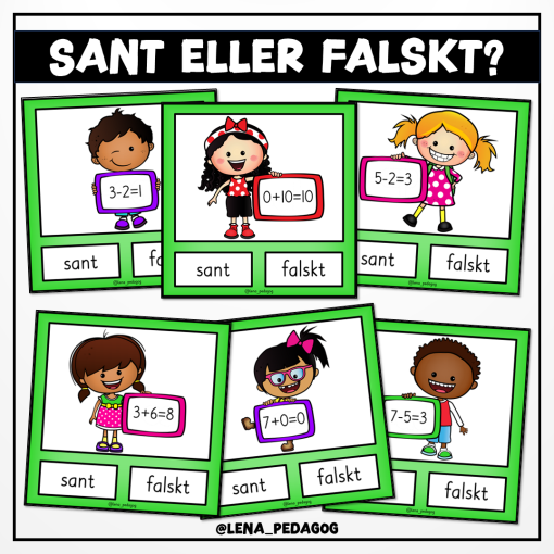 Sant eller falskt?