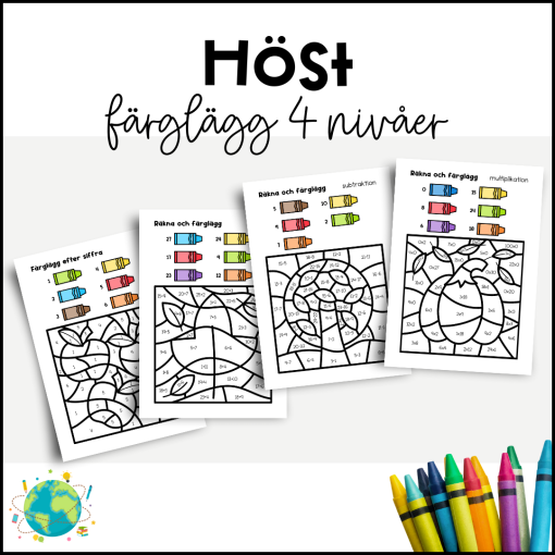 Höst - Färglägg 4 nivåer
