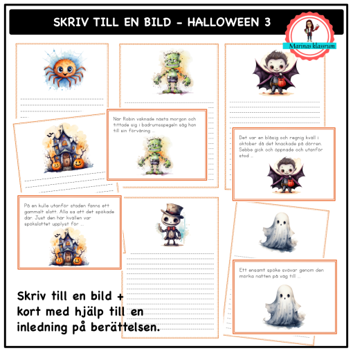 Skriv till en bild - Halloween 3 + inledning