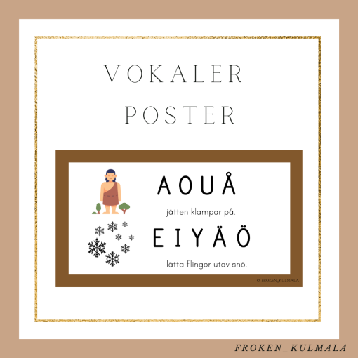 Vokaler poster