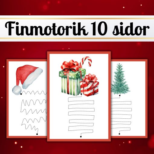 Jul finmotorik (10 sidor)