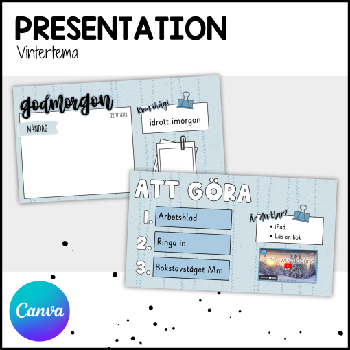 CANVA: presentationer vinter