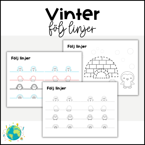 Vinter - Följ linjer