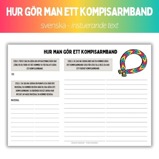 Instruerande text - hur gör man blåser en bubbla med tuggummi