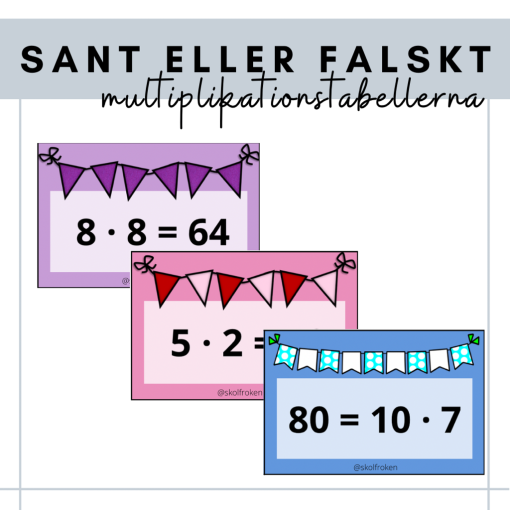 Sant/falskt multiplikation