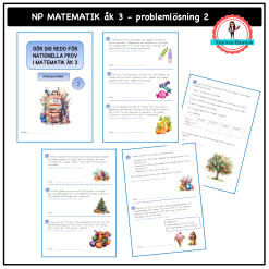 Nationella prov matematik åk 3 - problemlösning 2