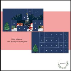 Digital julkalender med uppdrag