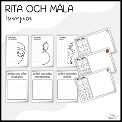 Rita och måla: Julen