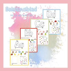 Bokstavsblad (A-Ö
