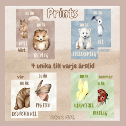 Prints/affischer till varje årstid