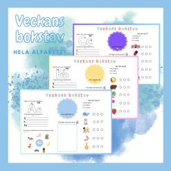 Veckans bokstav (A-Ö)