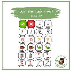Sant eller falskt - sj eller sk?