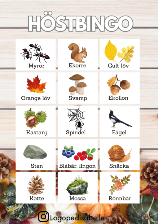 Höstbingo
