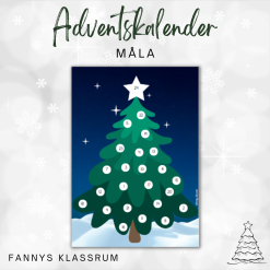 Dekorera din julgran- adventskalender