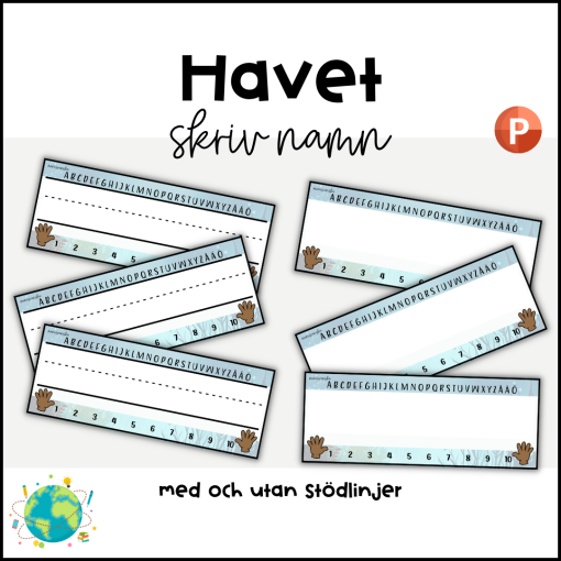 Havet - Namnskyltar