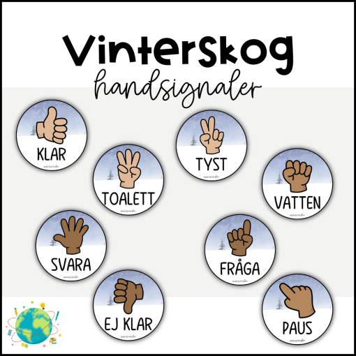 Vinterskog - Handsignaler