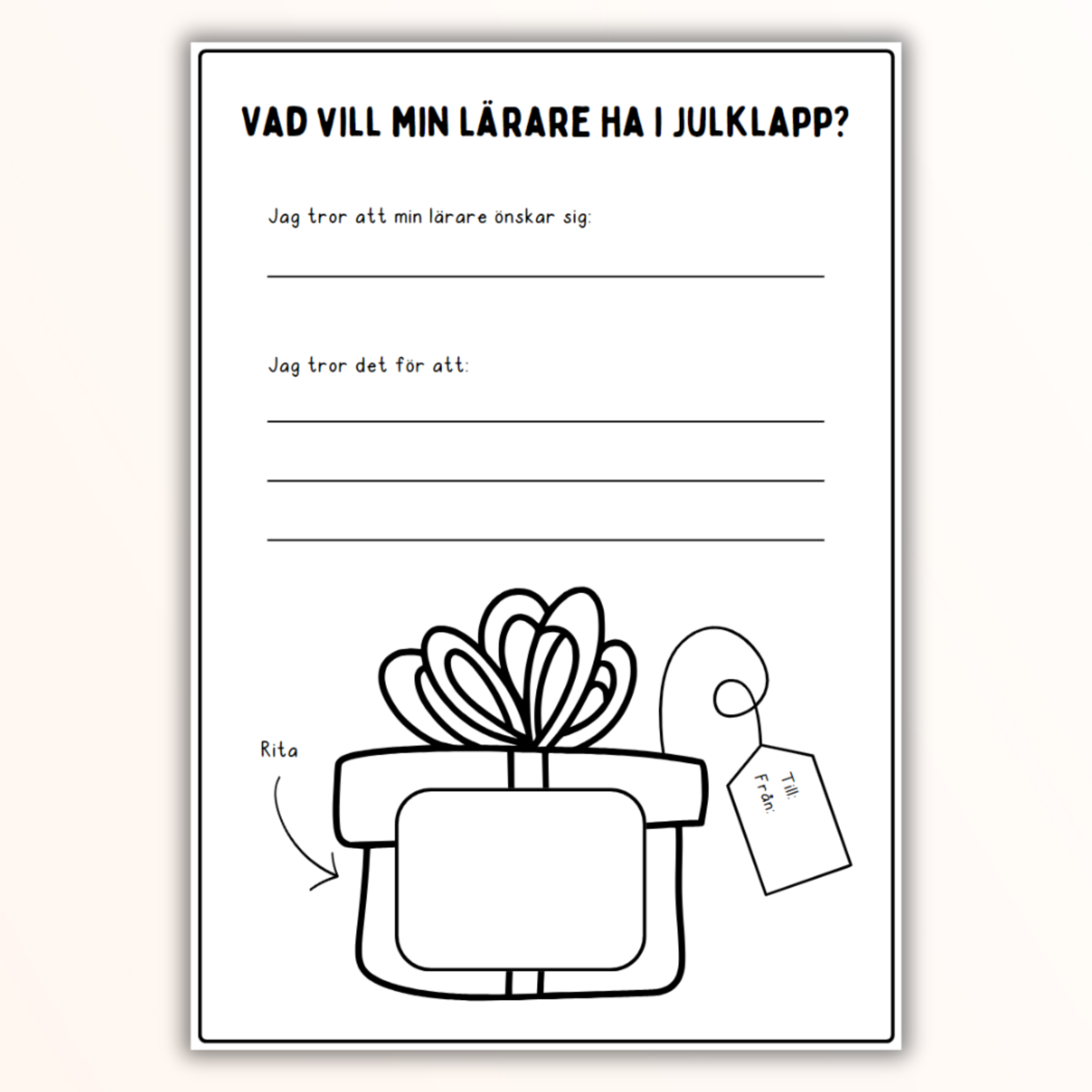 Julklapp till pojkv nnen 2025 alfie lenette