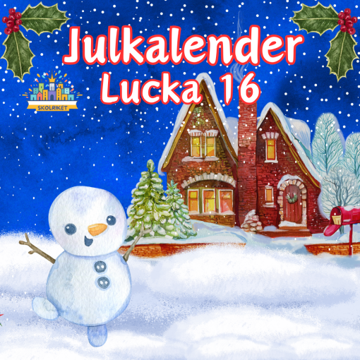 Skolrikets Julkalender Lucka 16: Matcha Siffrorna