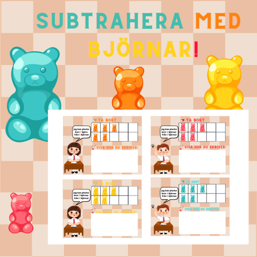 Subtrahera med björnar