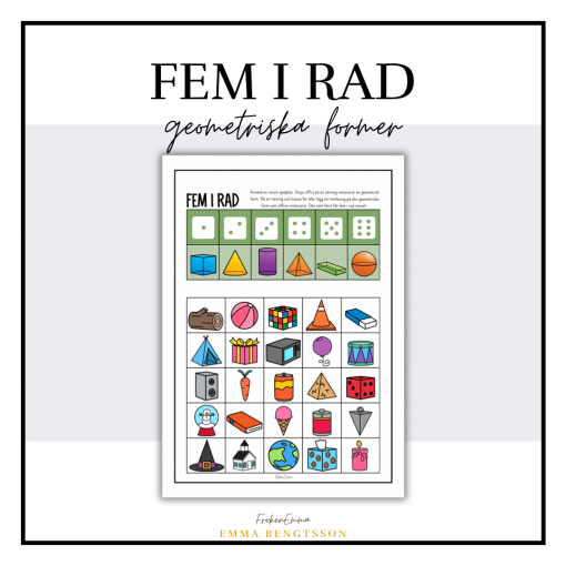Fem i rad - 3d former