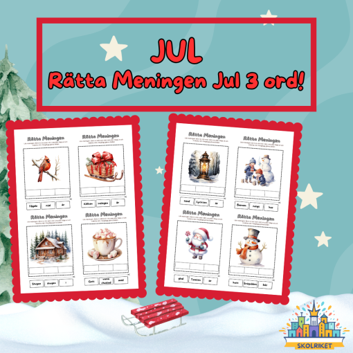 Jul – Rätta Meningen – Tre Ord