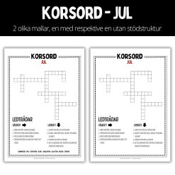 Korsord - jul