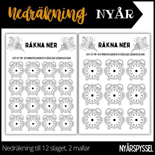 Nedräkning - nyår