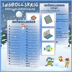 Snöbollskrig med begynnelsebokstäver