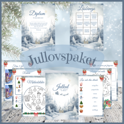 Julpaket (diplom, läsbingo, julhäfte)