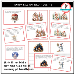 Skriv till bild jul - 3 med inledning