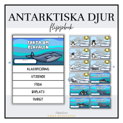 Antarktiska djur - flippbok