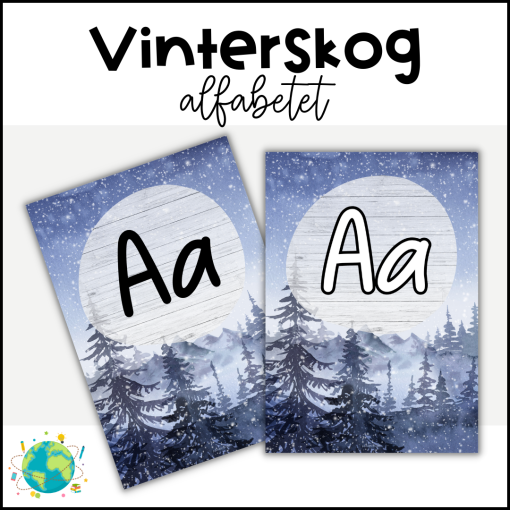 Vinterskog - Alfabetet