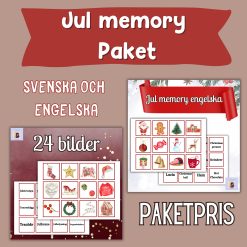 Jul Memory paket (ordinarie pris 40 kr)